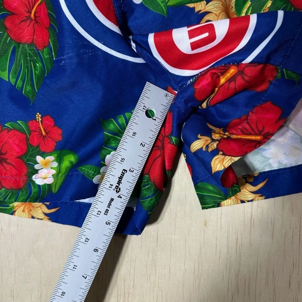 Chicago Cubs Hawaiian Floral Swim Trunks 2XL | MLB Genuine Merchandise‎